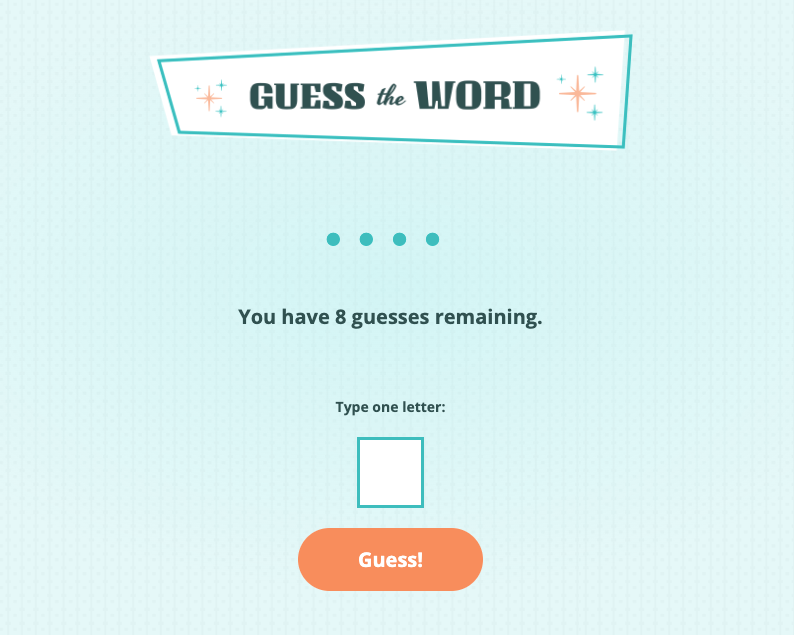 Guess the word