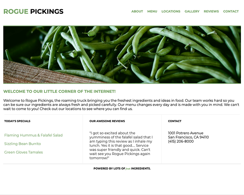 Rogue pickings